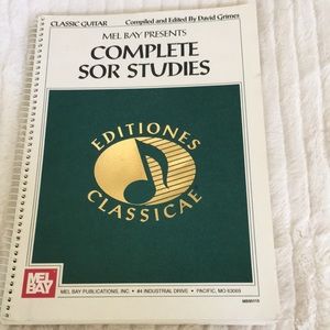 Mel Bay Complete Studies Sor Classic Guitar